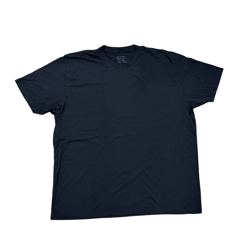 Fresh Clean Threads Men 3XL Black Short Sleeve Crew Neck T-Shirt Soft Stretch